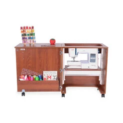 Judy Sewing Cabinet - Teak -Crafty Haven caddf418 7f95 3ae6 b073 a7bed7e6ad67
