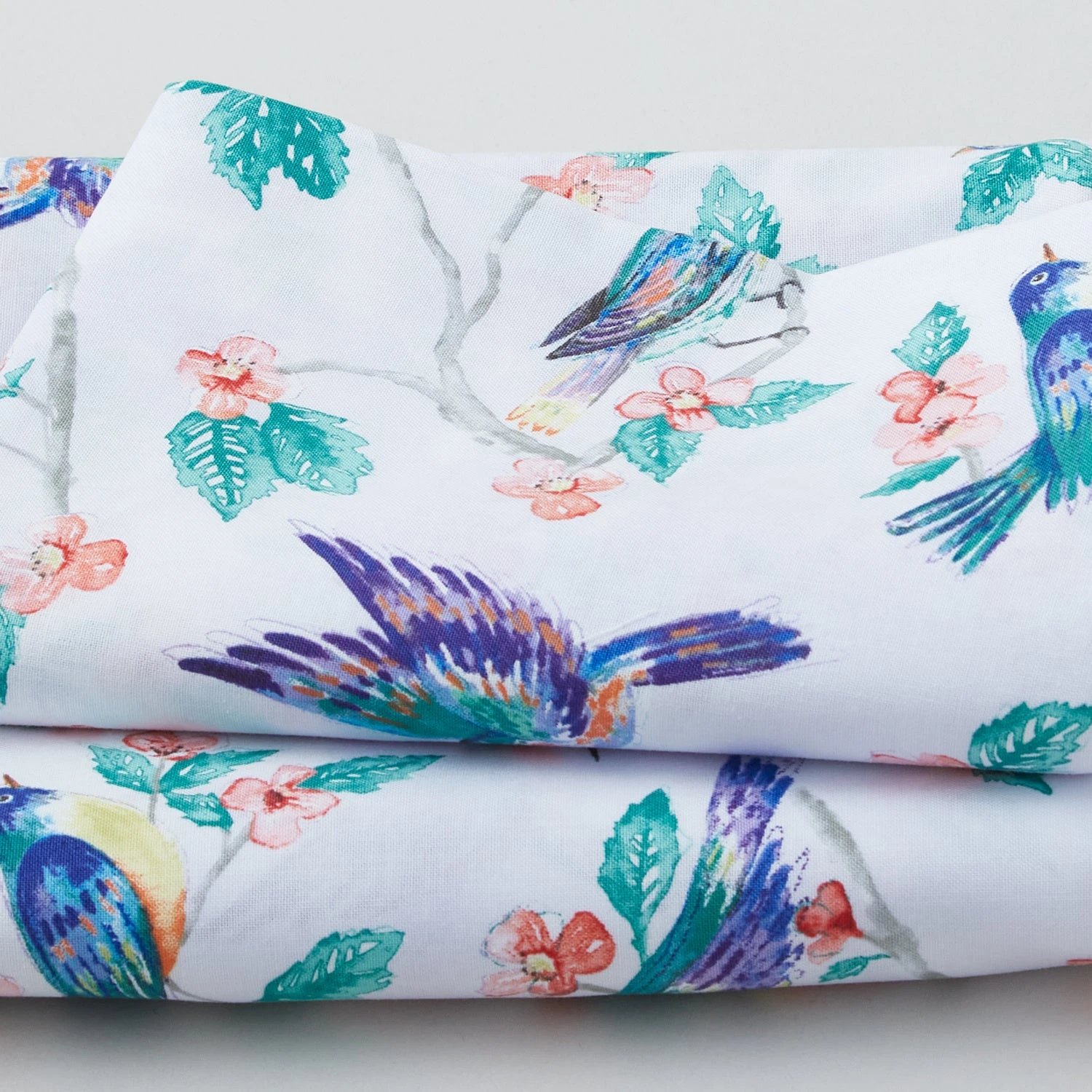 Fanciful Flight - Large Birds All Over Purple 3 Yard Cut 3 Fanciful Flight - Large Birds All Over Purple 3 Yard Cut