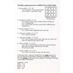 Christmas Critters Ornaments Kit -Crafty Haven christmas critters ornaments kit k0919 rachels of greenfield rachel pellman 96132e