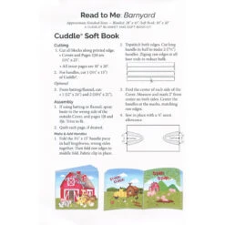 Cuddle® Kit - Read To Me Barnyard -Crafty Haven cuddle kit read to me barnyard ckreadtomebarnyard shannon fabrics 8655f8