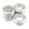 Curtain Grommets - Large Brushed Silver -Crafty Haven curtain grommets large brushed silver 44363 dritz dritz 850801