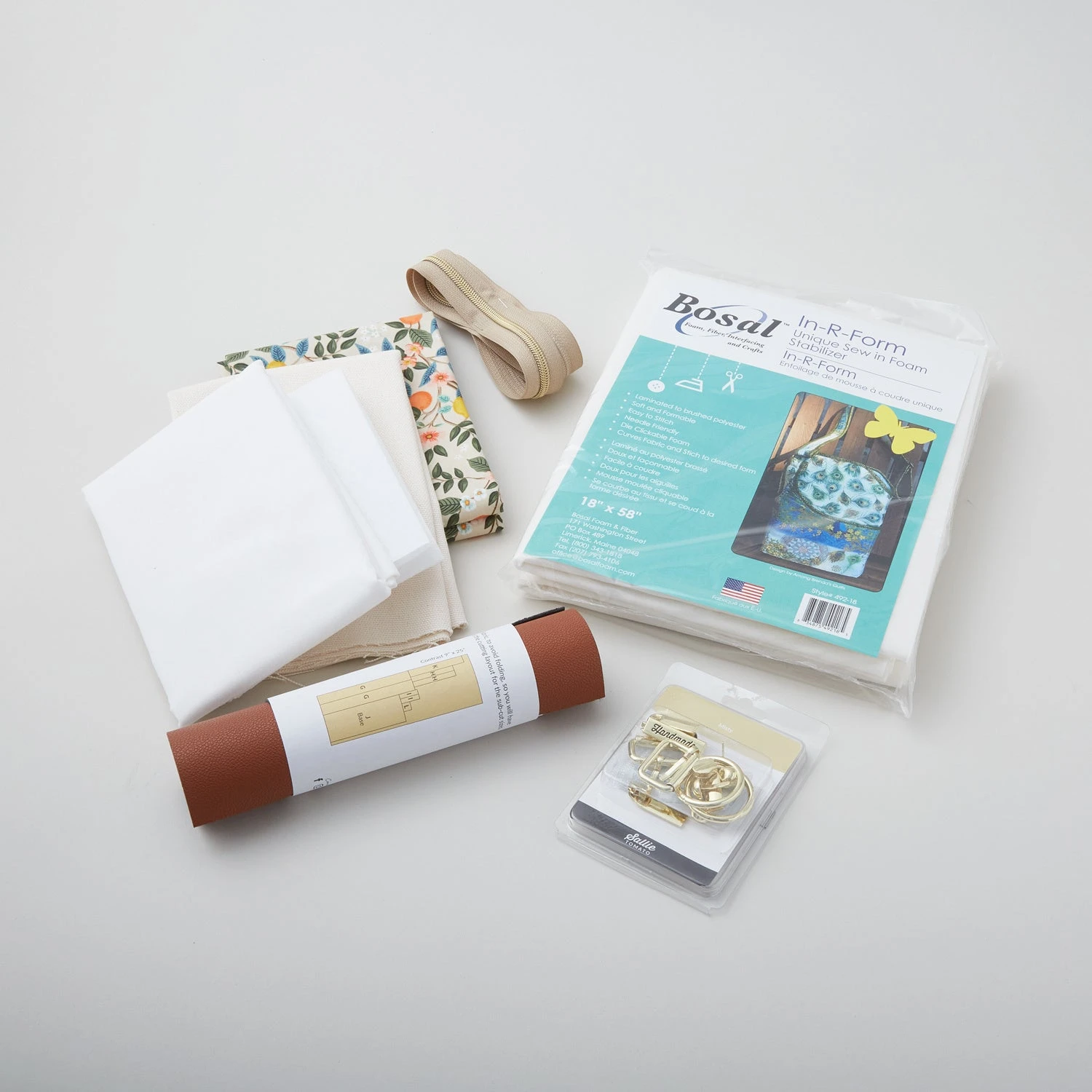 Misty Backpack Shoulder Bag Kit - Bone Faux Waxed Canvas 5 Misty Backpack Shoulder Bag Kit - Bone Faux Waxed Canvas - Image 3