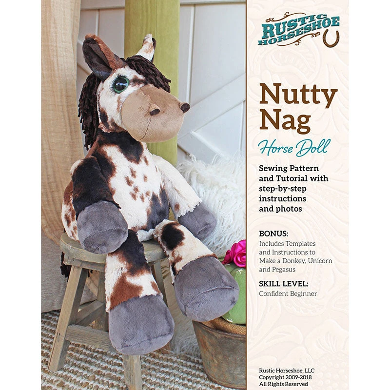 Nutty Nag Plush Horse Doll Pattern 3 Nutty Nag Plush Horse Doll Pattern