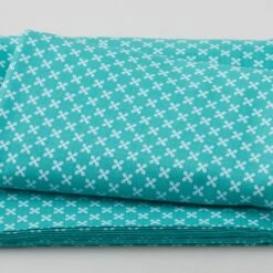 Windsong Meadows - Diagonal Flowers Teal 3 Yard Cut