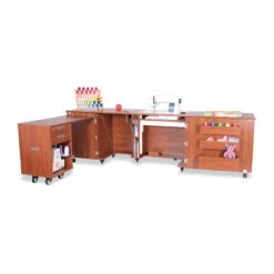 Aussie II Sewing Cabinet - Teak 9 Aussie II Sewing Cabinet - Teak -Crafty Haven db7e7458 7de8 34e5 8793 a4a3f8806059