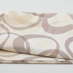 Transparancies - Overlapping Circles Cream 108" Wide 3 Yard Cut