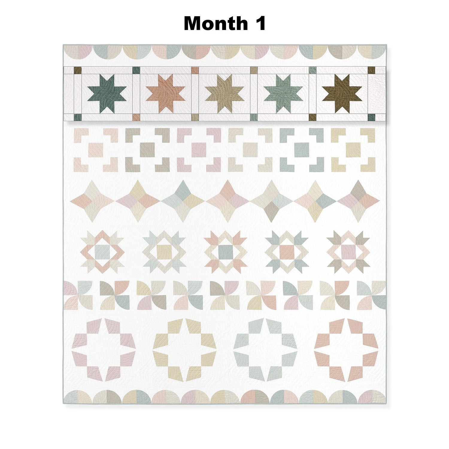 Missouri Star Summer Strolls Triple Play Block Of The Month 7 Missouri Star Summer Strolls Triple Play Block Of The Month - Image 5