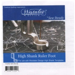 Domestic Ruler Foot - High Shank -Crafty Haven domestic ruler foot high shank wf ws hs dream world northwest 28d9d1