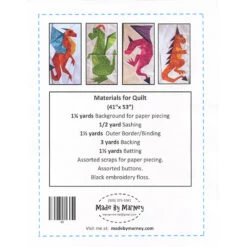 Crafty Haven -Crafty Haven dragon quilt pattern 49 made by marney mary hertel 8629b2