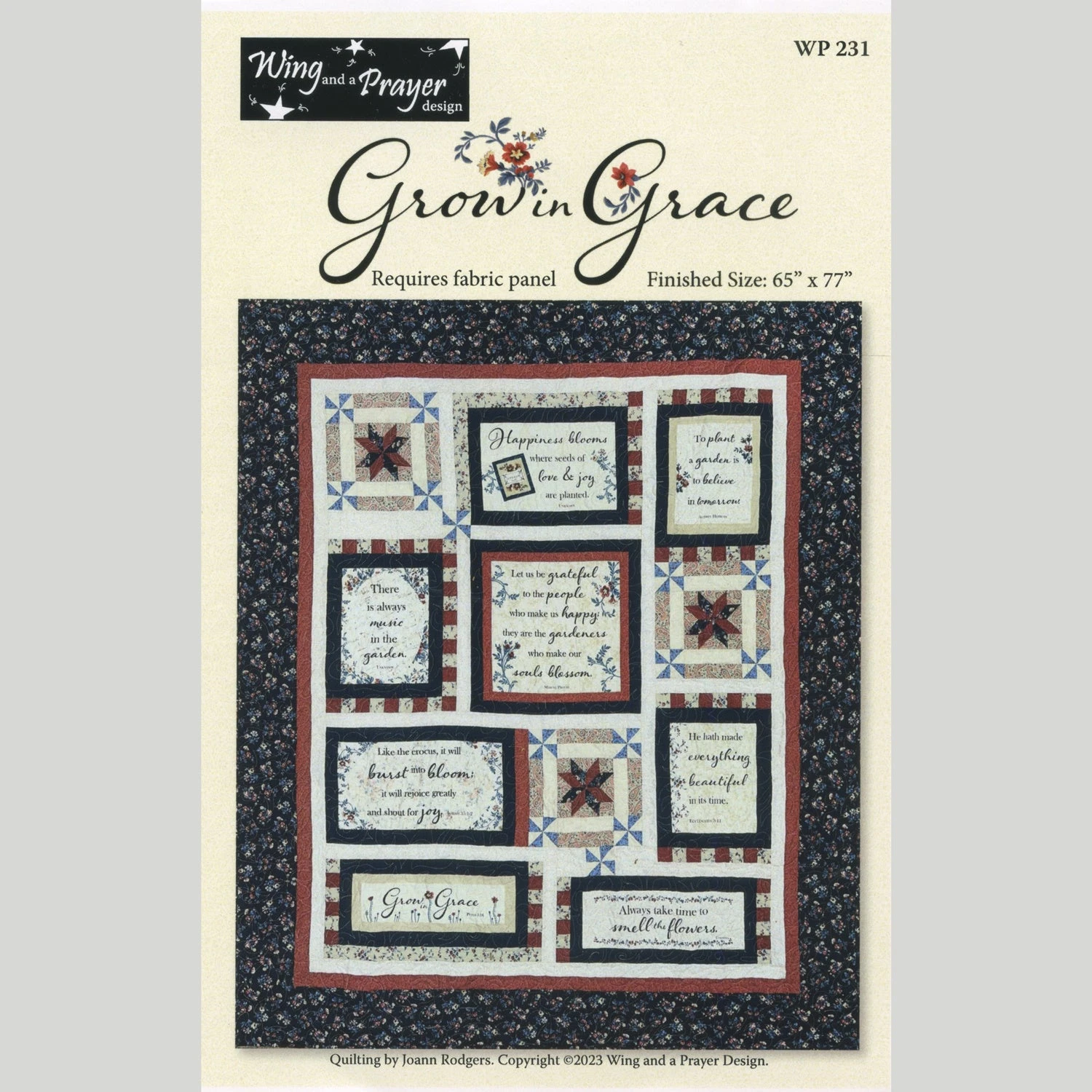 Grow In Grace Quilt Pattern 3 Grow In Grace Quilt Pattern