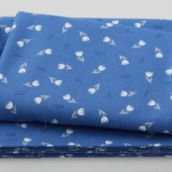 Windsong Meadows - Tulip Toss Blue 3 Yard Cut