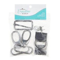 The Double Flip Shoulder Bag Hardware Kit - Gunmetal -Crafty Haven f382debc b79e 3b37 ad9f d2af7a12cc22