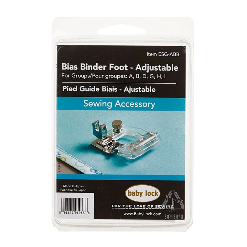 Baby Lock Adjustable Bias Binder Foot 4 Baby Lock Adjustable Bias Binder Foot - Image 2