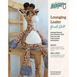 Lounging Leafer Plush Giraffe Doll Pattern