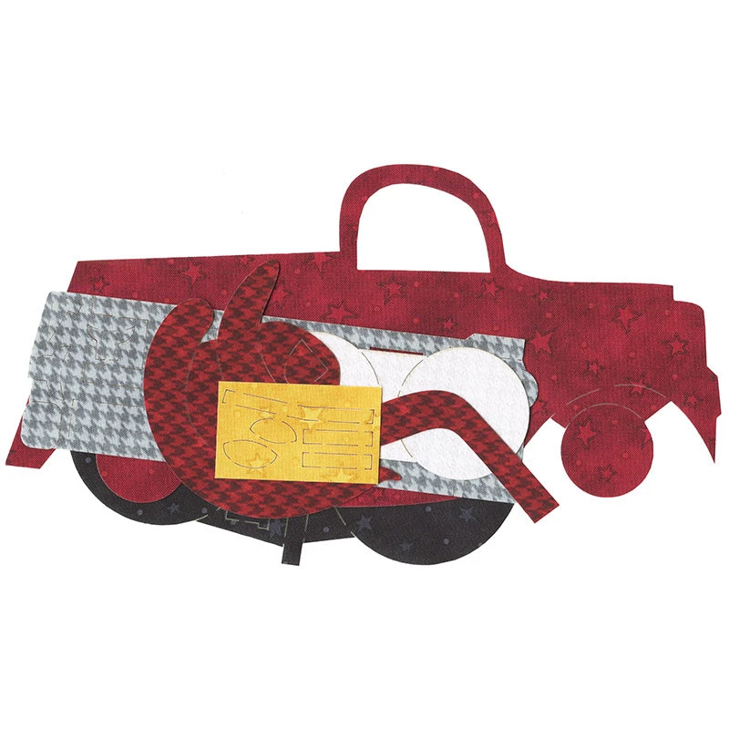Fire Truck Precut Fused Appliqué Pack - Image 2