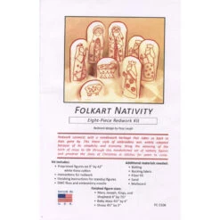 Folkart Nativity Redwork Embroidery Kit -Crafty Haven folkart nativity redwork embroidery kit pc 2106 the posy collection posy lough 598fb5