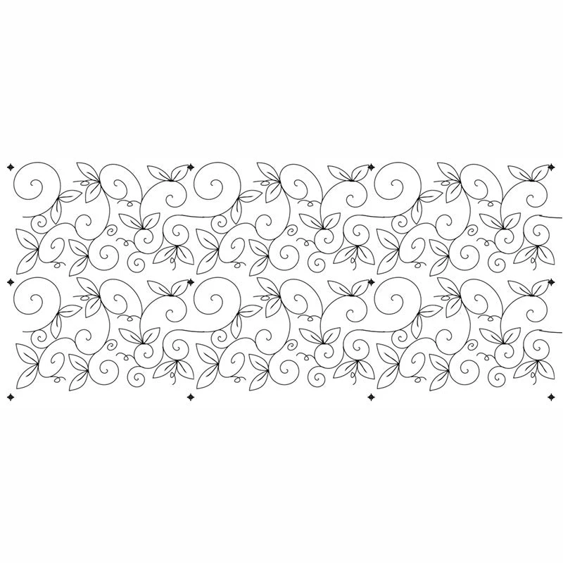 Full Line Stencil - Whimsical Garden 4 Full Line Stencil - Whimsical Garden - Image 2