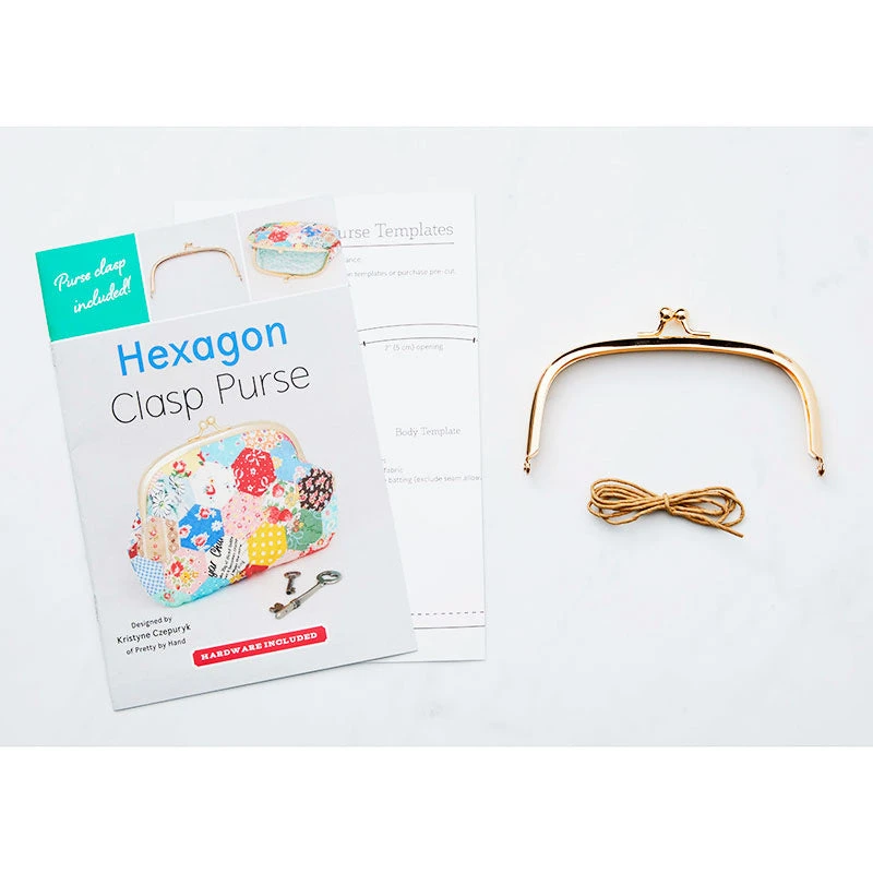 Hexagon Clasp Purse Kit 6 Hexagon Clasp Purse Kit - Image 4