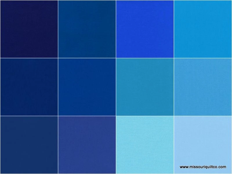 Kona Cotton - Sky Gazer Fat Quarter Bundle 5 Kona Cotton - Sky Gazer Fat Quarter Bundle - Image 3