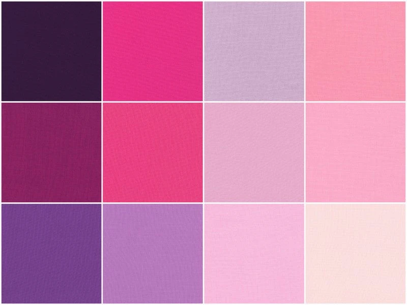 Kona Cotton - Wildberry Palette Ten Squares 5 Kona Cotton - Wildberry Palette Ten Squares - Image 3