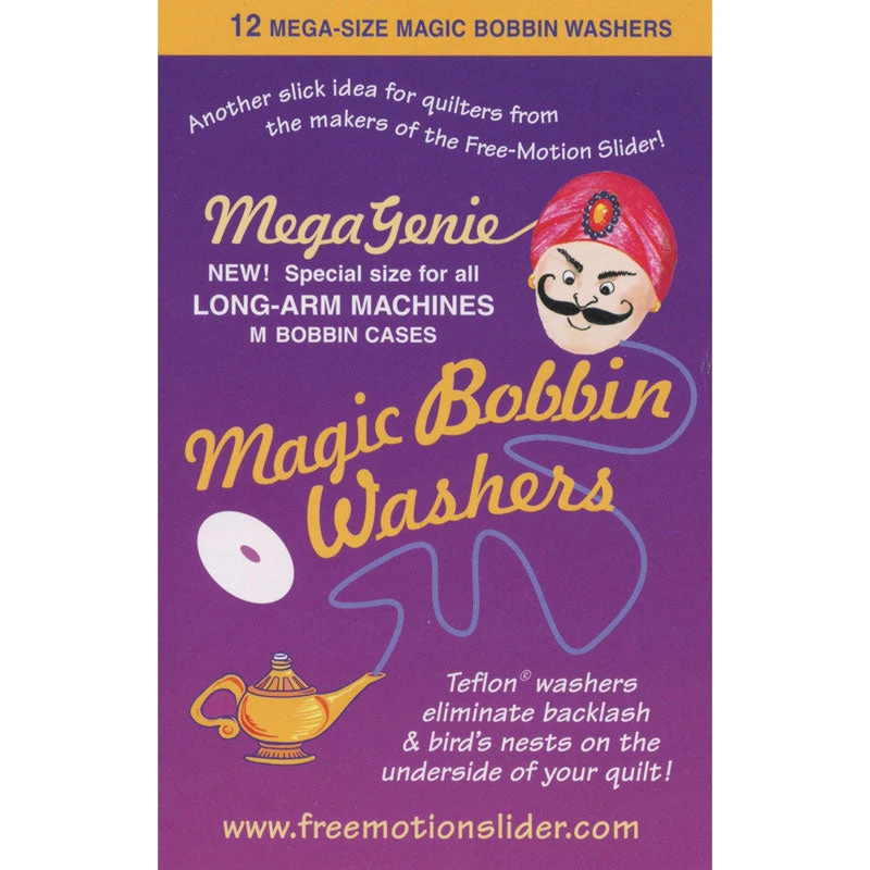 Mega Genie Magic Bobbin Washers 3 Mega Genie Magic Bobbin Washers