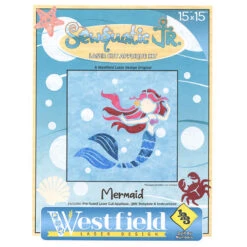 Mermaid Sewquatic Jr Precut Fused Appliqué Pack -Crafty Haven mermaid sewquatic jr precut fused appliqu pack sj memd 1 westfield laser design co 834656