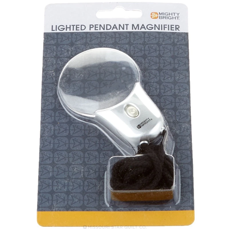 Mighty Bright Lighted Pendant Magnifier - Silver 3 Mighty Bright Lighted Pendant Magnifier - Silver