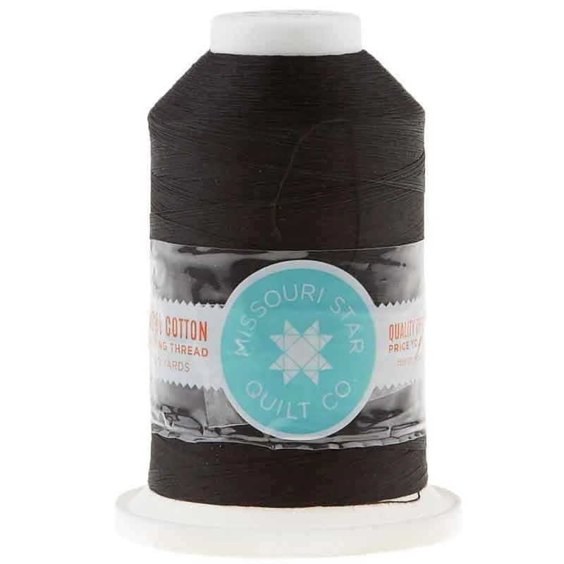 Missouri Star 50 WT Cotton King Spool Thread Black