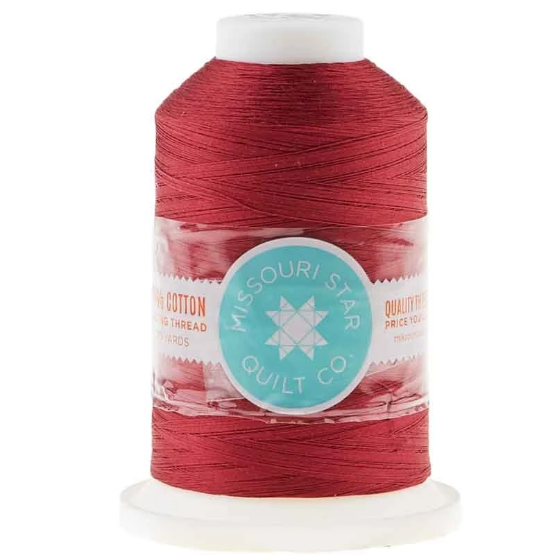 Missouri Star 50 WT Cotton King Spool Thread Wine 3 Missouri Star 50 WT Cotton King Spool Thread Wine