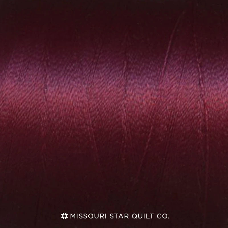 Missouri Star 50 WT Cotton King Spool Thread Wine 4 Missouri Star 50 WT Cotton King Spool Thread Wine - Image 2