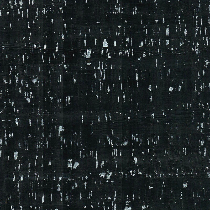Natural Black Silver Flecked Pro Cork Fabric - 1/2 Yard Cut