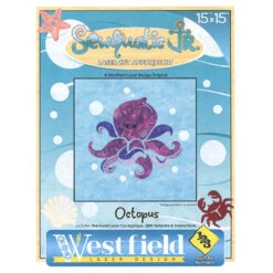 Octopus Sewquatic Jr Precut Fused Appliqué Pack -Crafty Haven octopus sewquatic jr precut fused appliqu pack sj octo 1 westfield laser design co 88459e