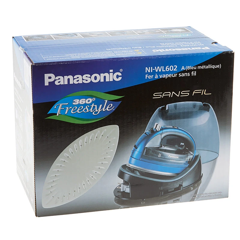 Panasonic 360 Freestyle Cordless Ceramic Sole Plate Iron - Blue - Image 6