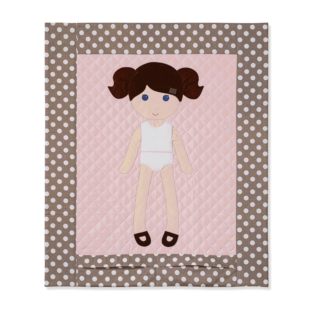 Paper Doll Blanket Pattern - Girl 5 Paper Doll Blanket Pattern - Girl - Image 3