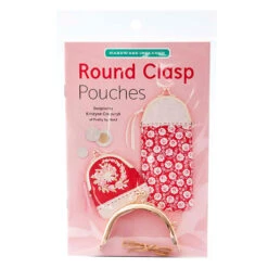Round Clasp Pouches Kit -Crafty Haven round clasp pouches kit zw2613 zakka workshop zakka workshop 86f011