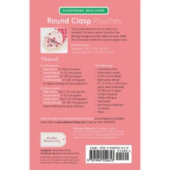 Round Clasp Pouches Kit -Crafty Haven round clasp pouches kit zw2613 zakka workshop zakka workshop 873df3