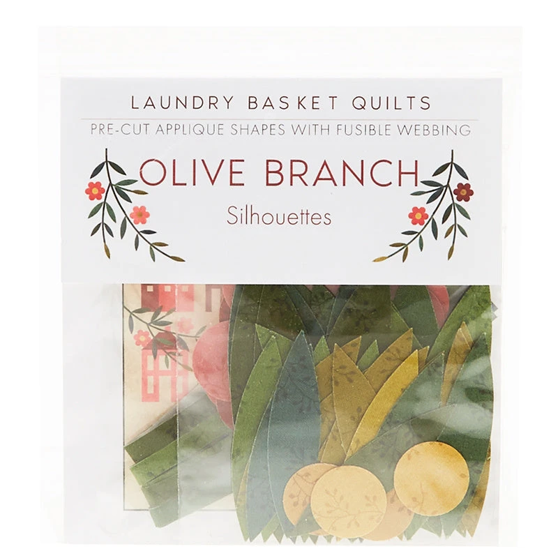 Silhouettes Laser Cut Fusible Appliqué Shapes - Olive Branch
