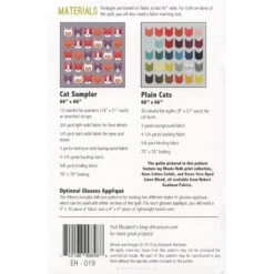 Crafty Haven -Crafty Haven the kittens pattern eh019 elizabeth hartman 3794fb