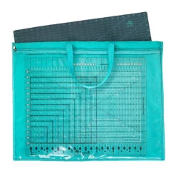 ToteOlogy Teal Tote Bag -Crafty Haven toteology teal tote bag tgq065 the gypsy quilter 464e03