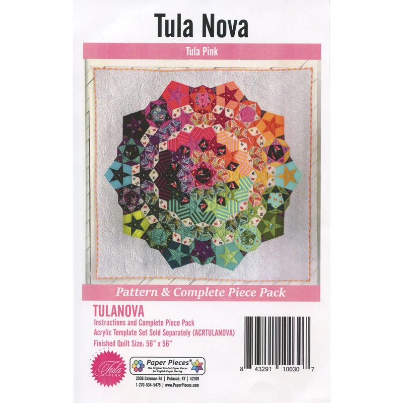 Tula Nova Complete Pattern And Paper Piece Pack 3 Tula Nova Complete Pattern And Paper Piece Pack