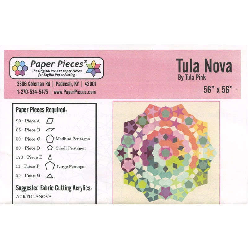 Tula Nova Complete Pattern And Paper Piece Pack 5 Tula Nova Complete Pattern And Paper Piece Pack - Image 3