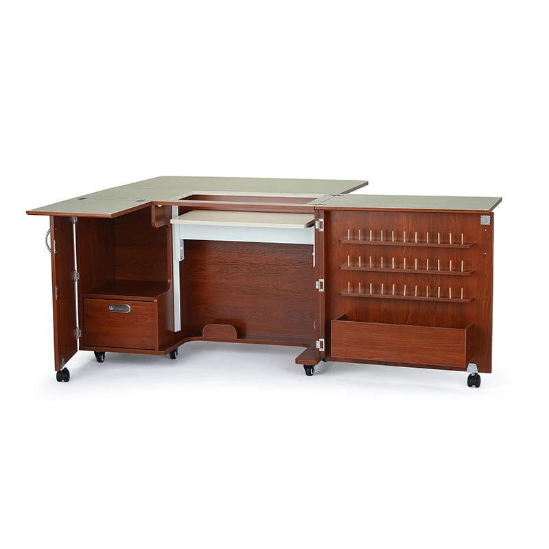 Wallaby II Sewing Cabinet - Teak 4 Wallaby II Sewing Cabinet - Teak - Image 2