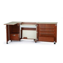 Wallaby II Sewing Cabinet - Teak 12 Wallaby II Sewing Cabinet - Teak -Crafty Haven wallaby ii sewing cabinet teak k8405 arrow sewing 293ce0