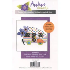 White Dotz Road Trip Fusible Appliqué Shapes -Crafty Haven white dotz road trip fusible appliqu shapes 45285366335 urban elementz urban elementz 104d75