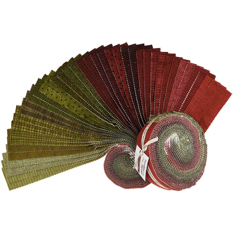 Woolies Flannel Holiday Warmth 2.5" Strips 3 Woolies Flannel Holiday Warmth 2.5" Strips