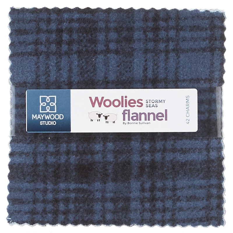Woolies Flannel Stormy Seas Charm Pack 4 Woolies Flannel Stormy Seas Charm Pack - Image 2
